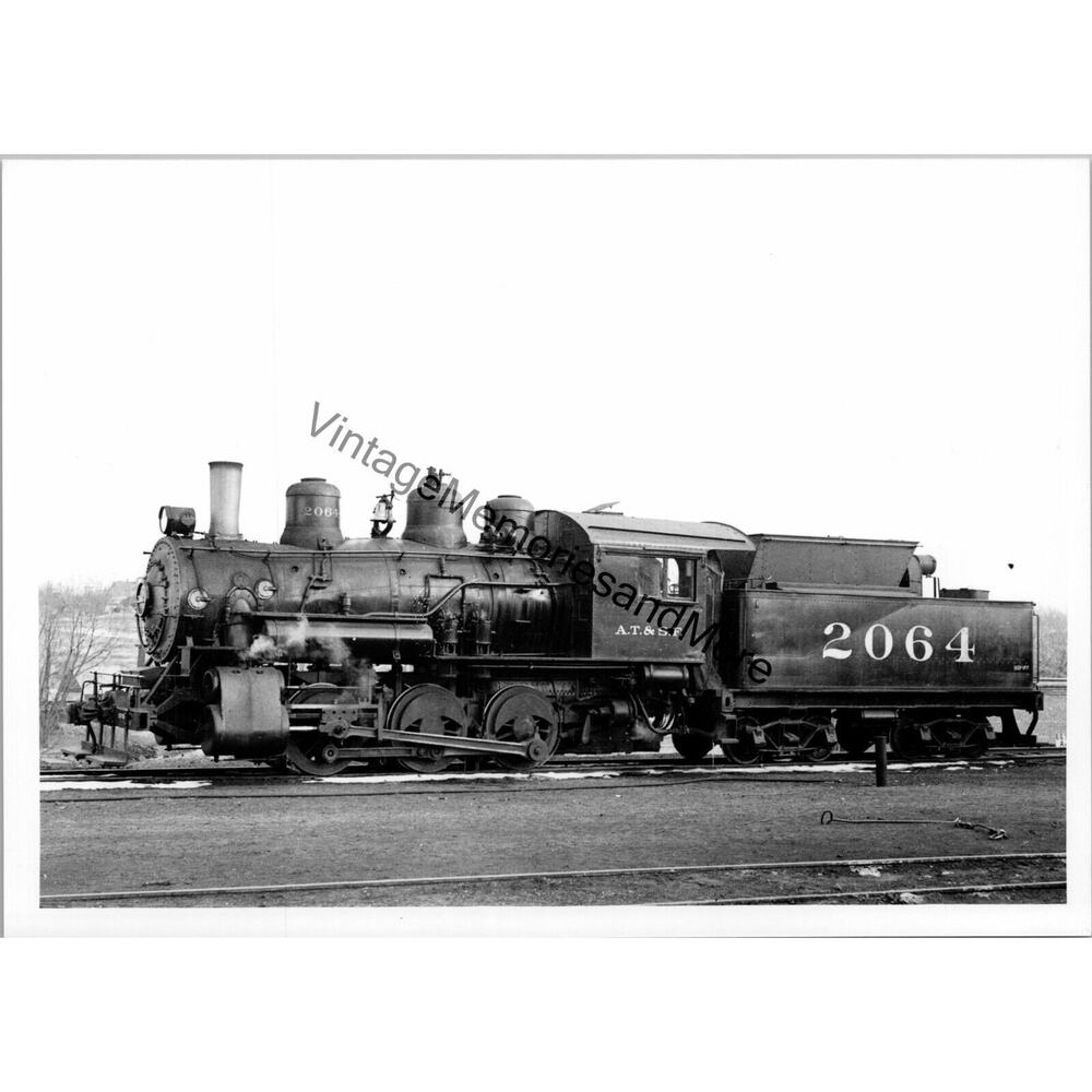 Vintage‎ Atchison, Topeka & Santa Fe - ATFE Railway 2064 Steam Locomotive T3-445